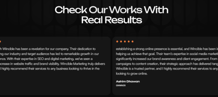 Some of our many content customers