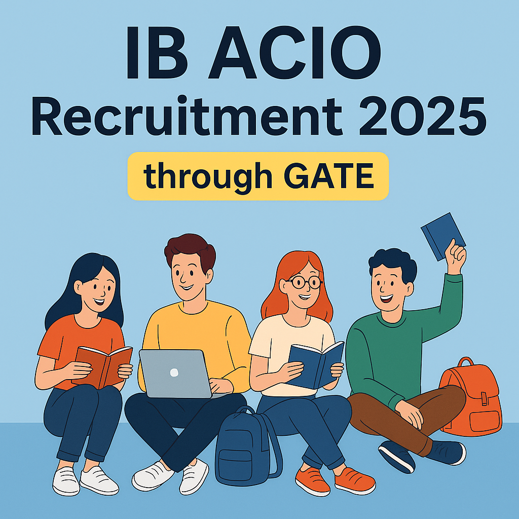 B ACIO Recruitment 2025 through GATE