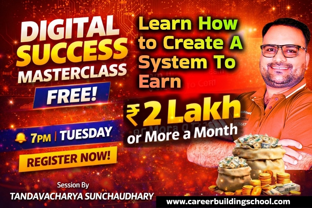 FREE Digital Success Masterclass by Sunil Chaudhary – Learn How to Build a Digital Income System