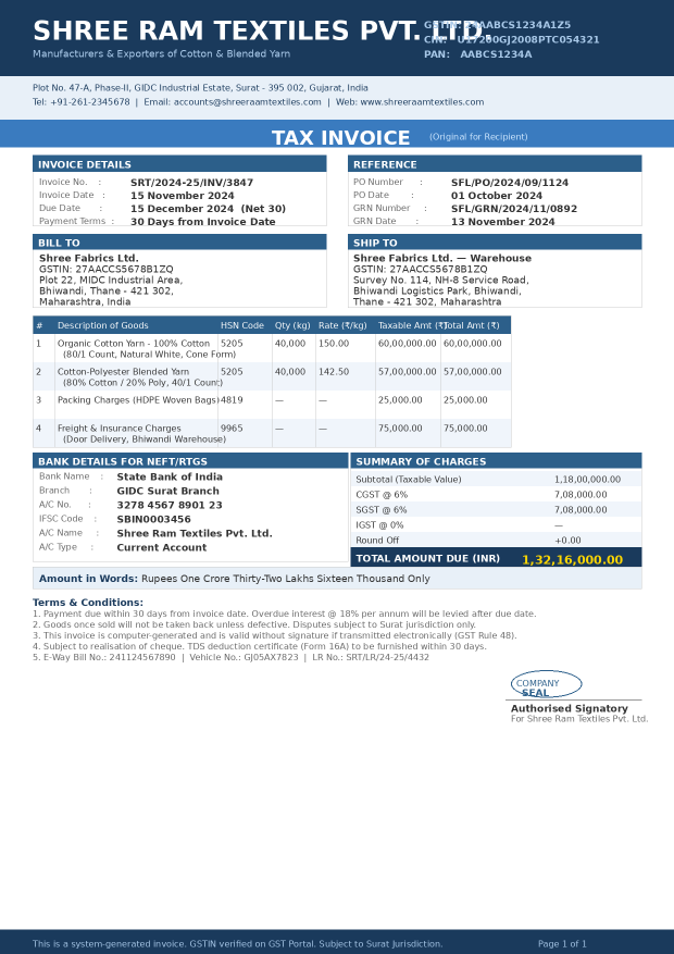 tax invoice template