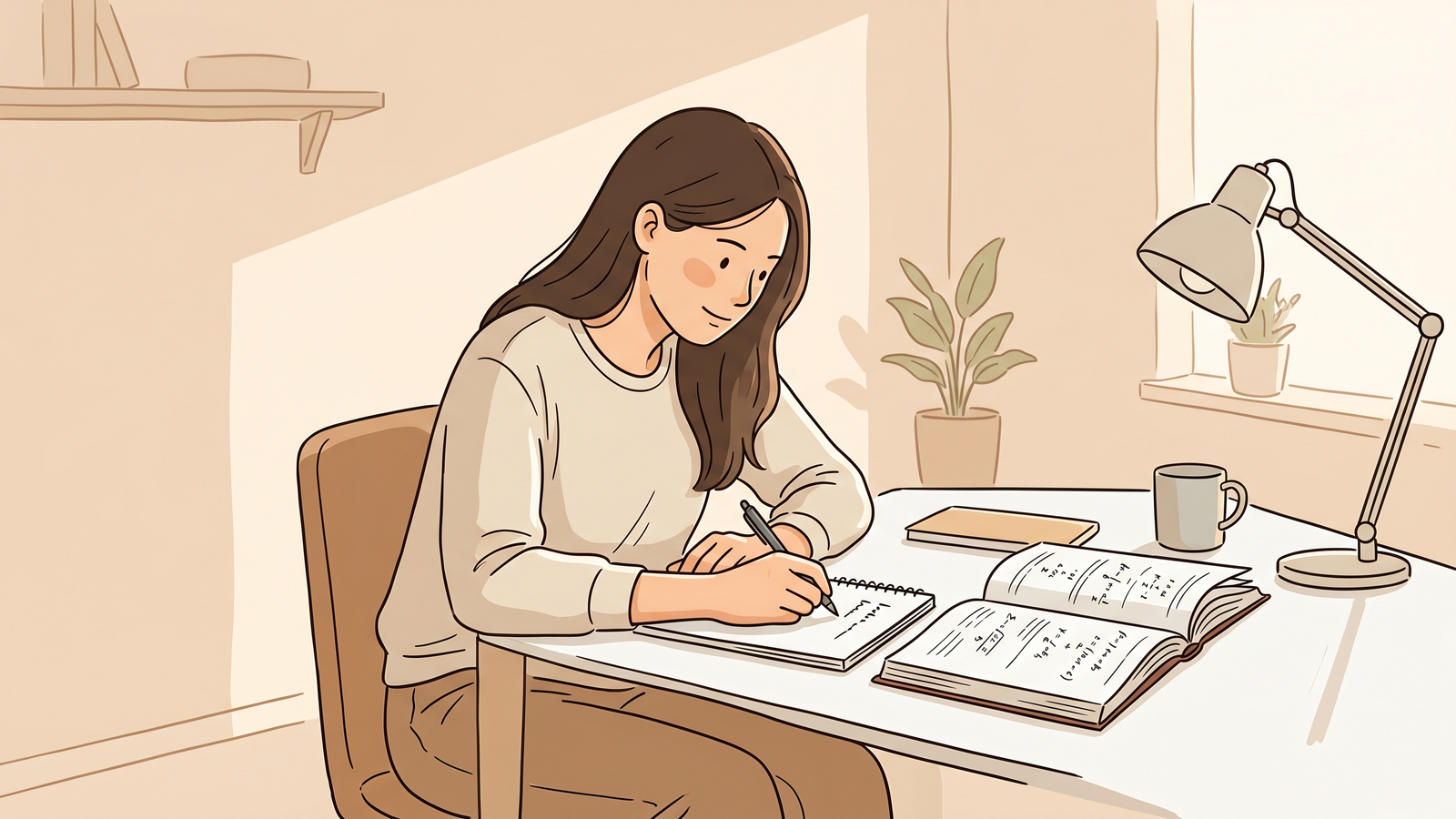 Rebuilding math intuition starts with a clear, focused study environment.