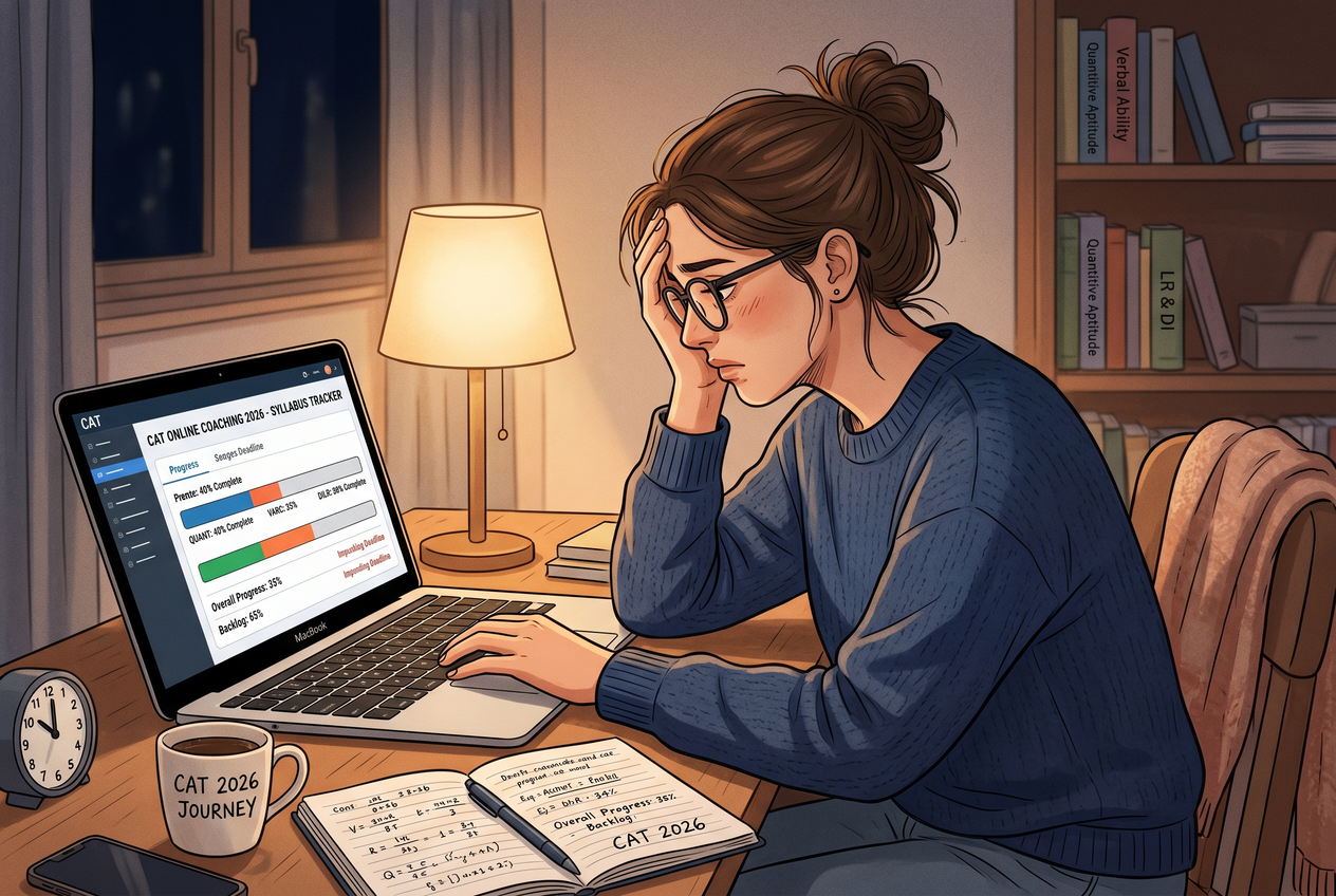 Exhausted professional looking at a laptop screen