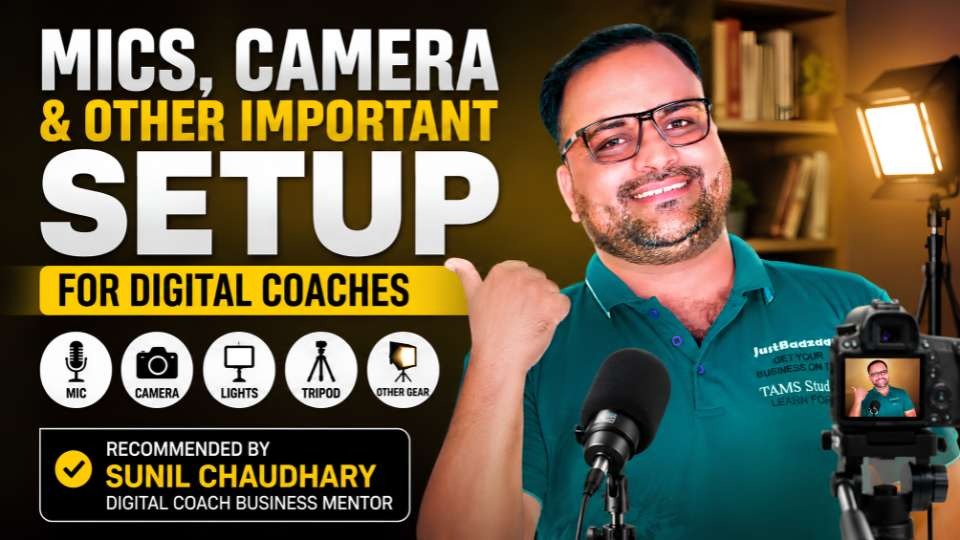 Mics Camera and Other Important Set Up for Digital Coaches