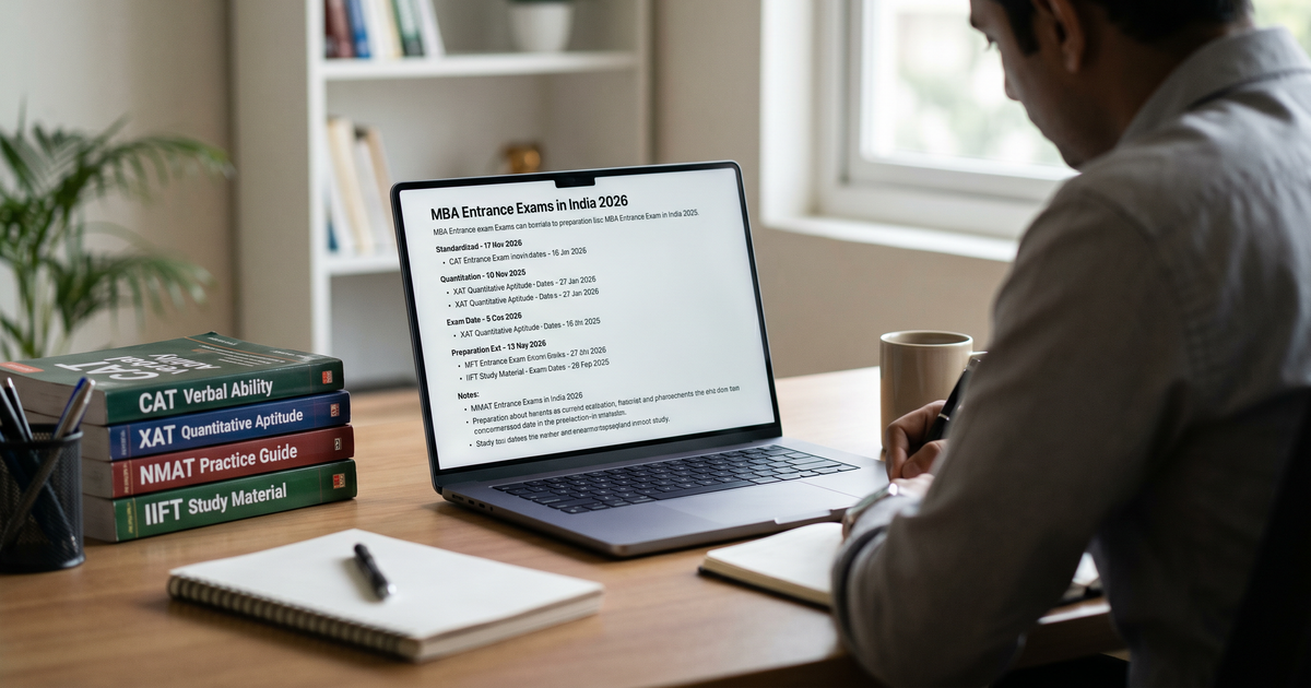 MBA Entrance Exams in India | Professionals 2026
