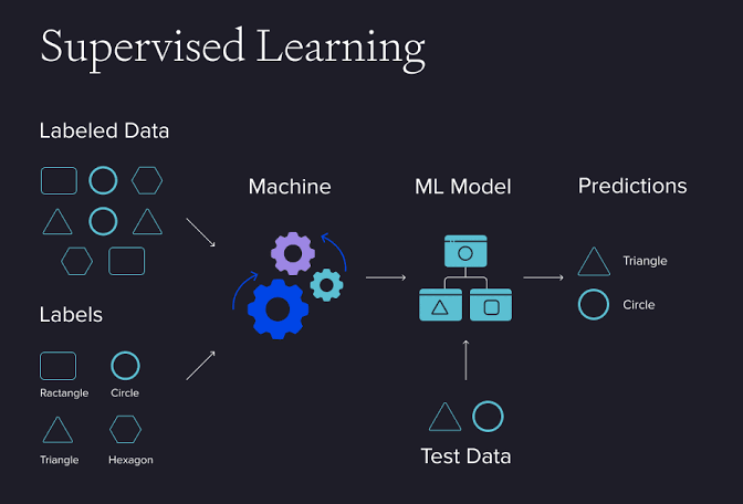 Charts and graphs representing predictive model output