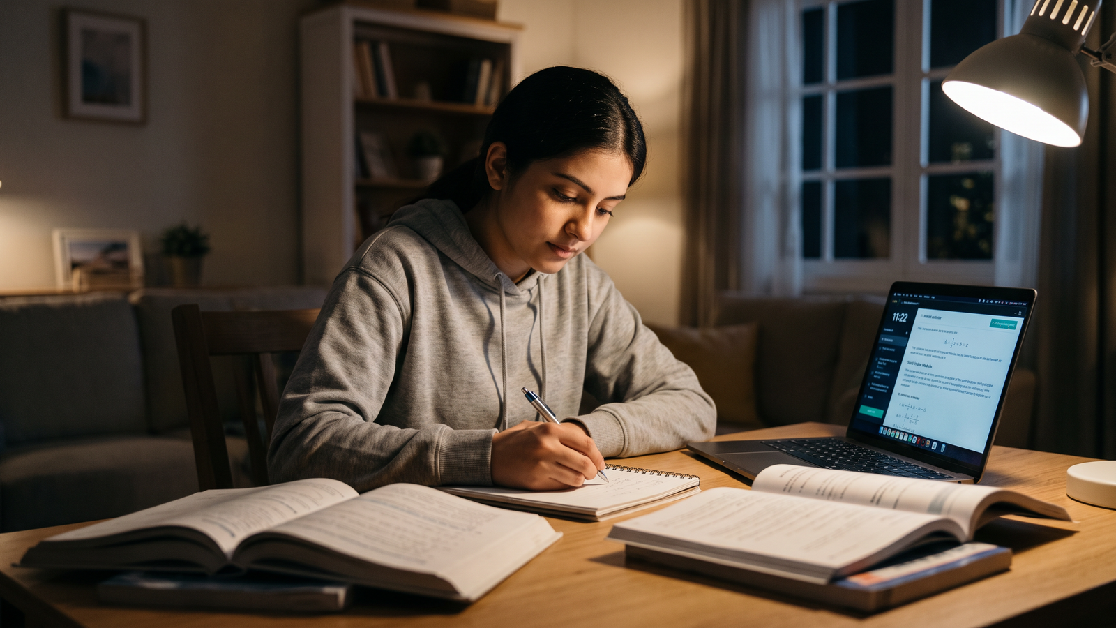 An IPMAT aspirant preparing for the written exam, WAT, and interview together.