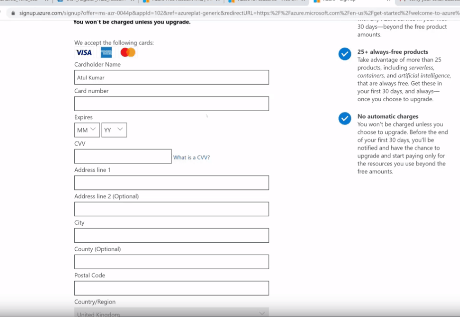 Payment Details