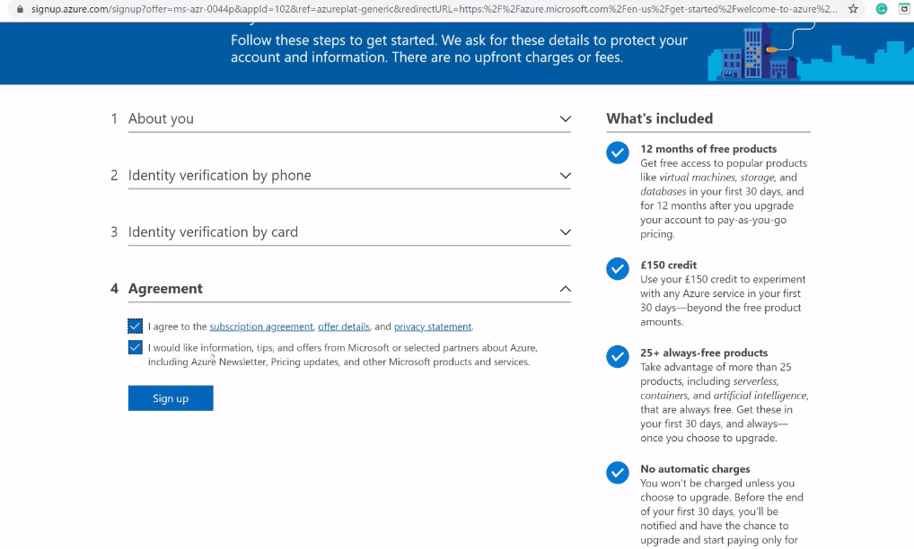 Azure Agreement