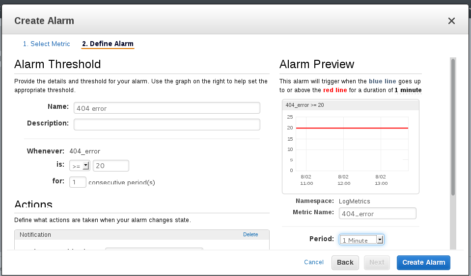 Create CloudWatch Billing Alarm Notification Setup