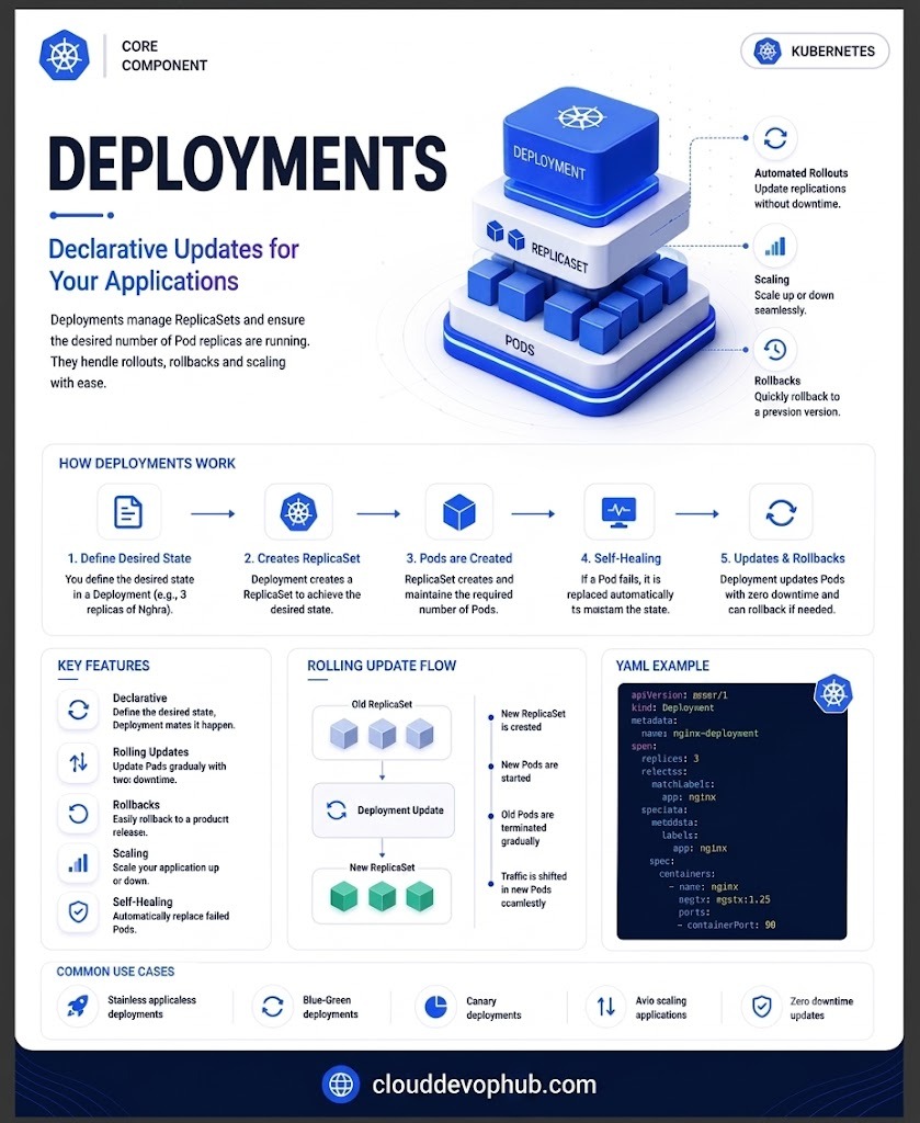 Page 4: Deployments & Rolling Updates (Replace with Page 4 Screenshot in Graphy)