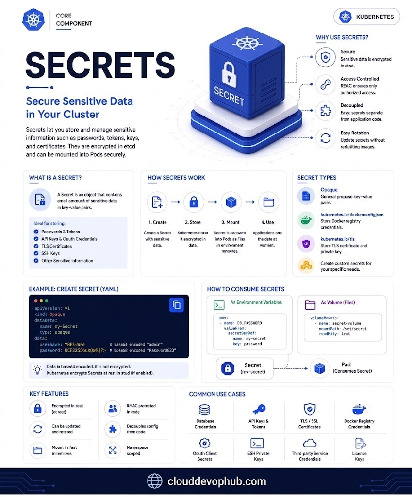 Page 8: Secrets (Replace with Page 8 Screenshot in Graphy)