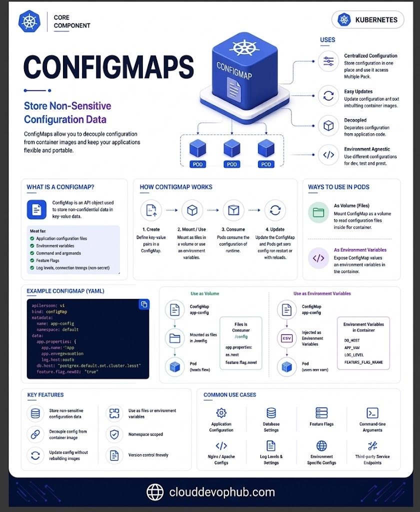 Page 7: ConfigMaps (Replace with Page 7 Screenshot in Graphy)