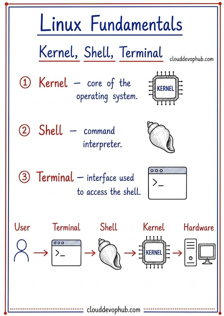Page 6 - Kernel, Shell, Terminal