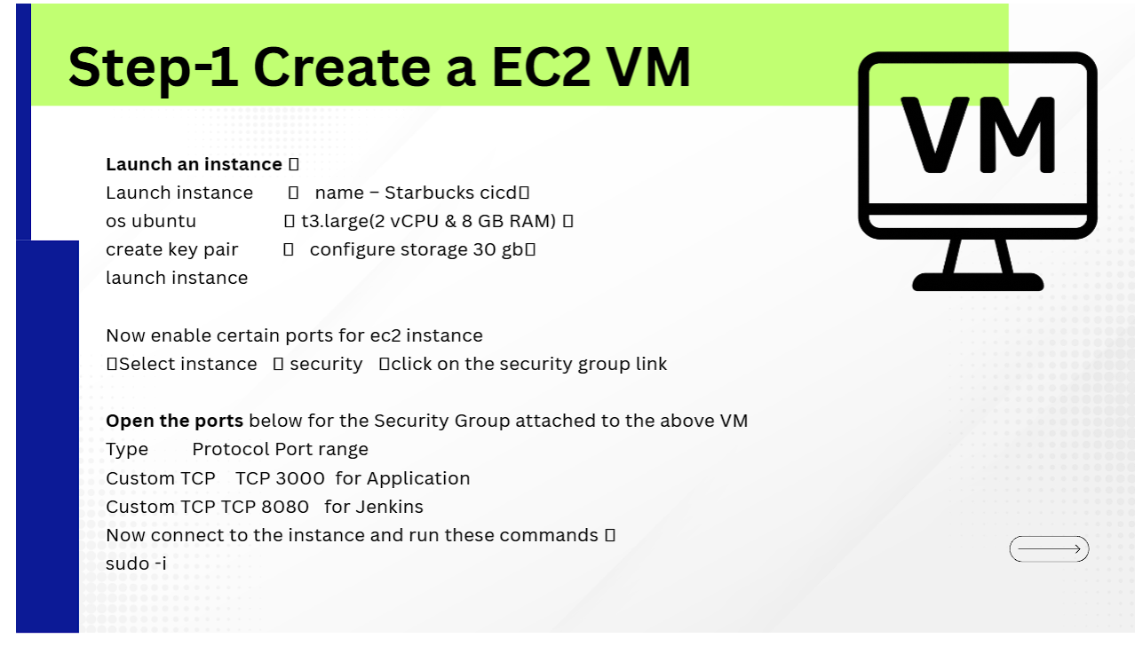 Step 1 AWS EC2 VM Launch and Security Group Config