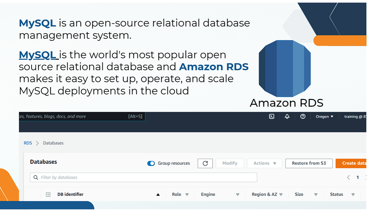 Amazon RDS MySQL Database Instance Verification