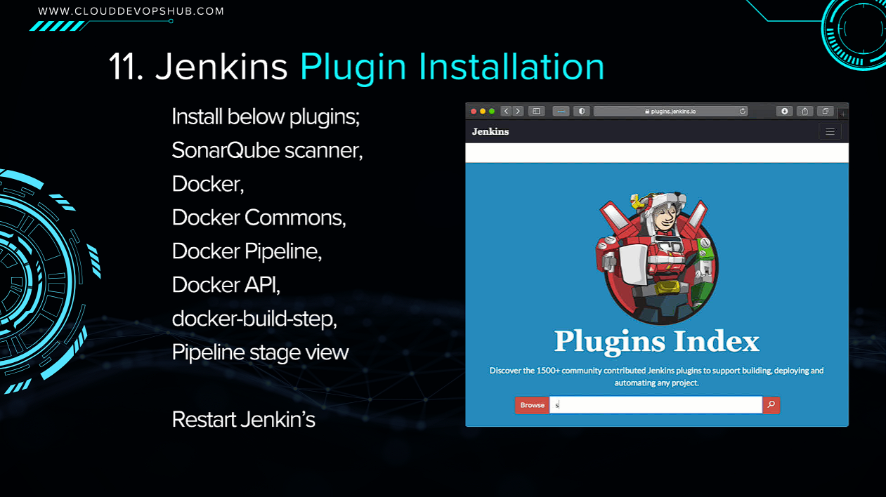 Step 11 Installing Jenkins Security & Docker Plugins