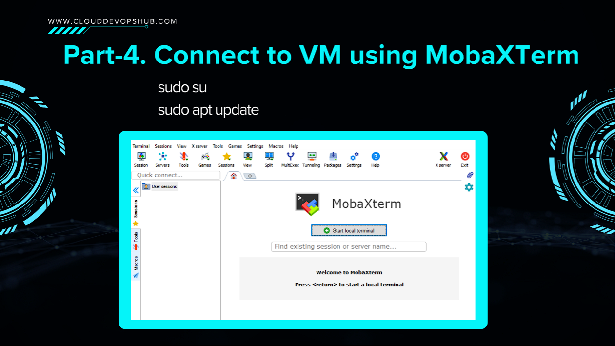 SSH Connection via MobaXterm Terminal