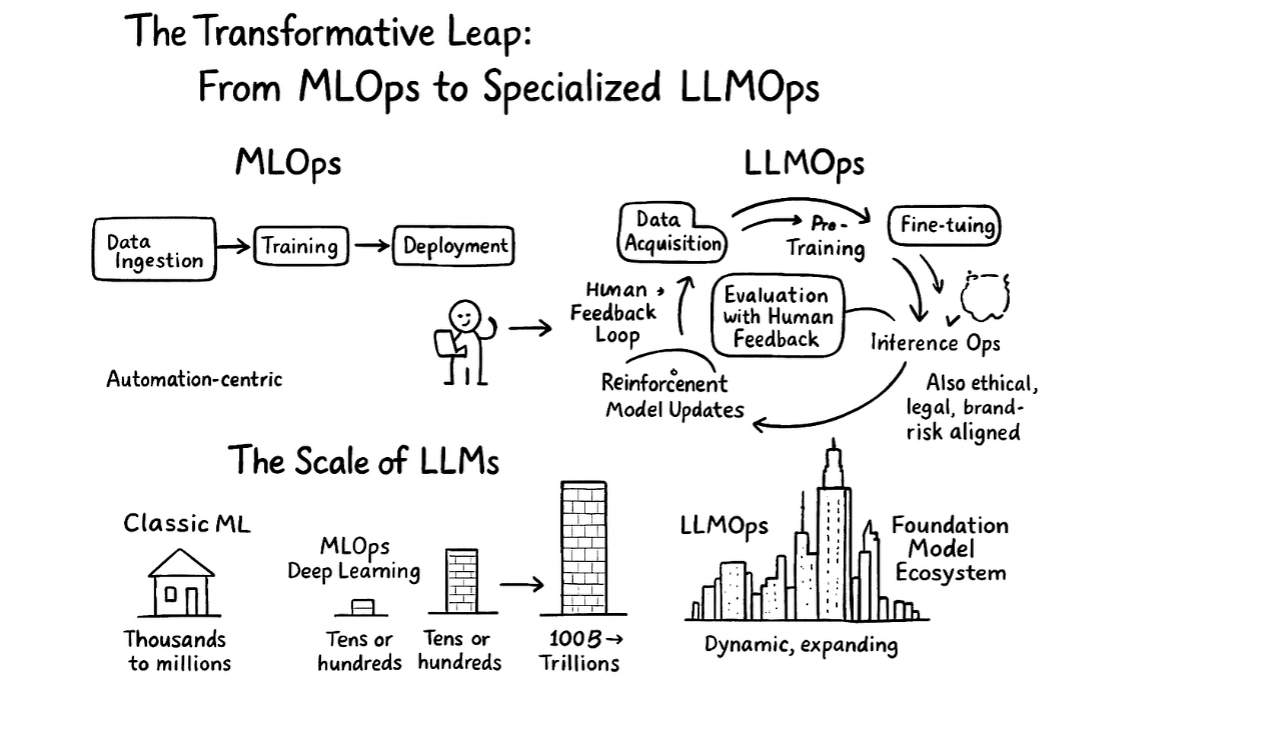 The Transformative Leap From MLOps to LLMOps
