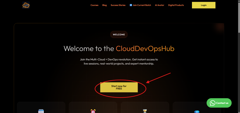 Step 3 Welcome portal click Start now for FREE
