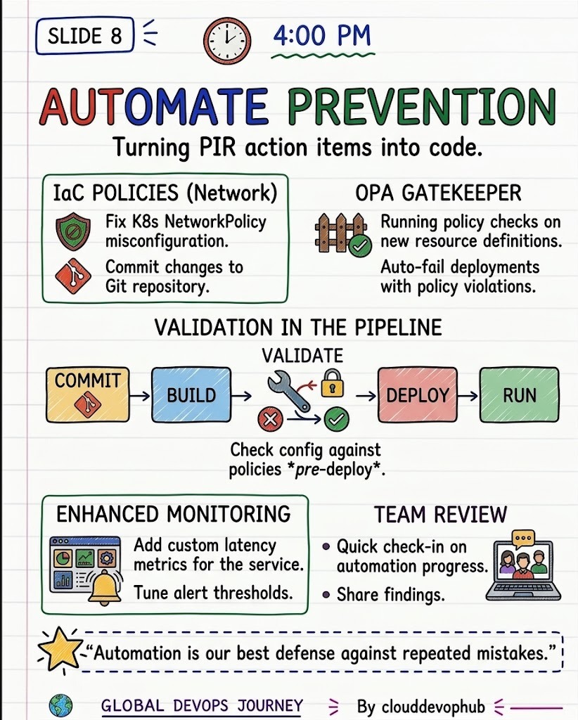 4:00 PM Automate Prevention Turning PIR Actions into Code