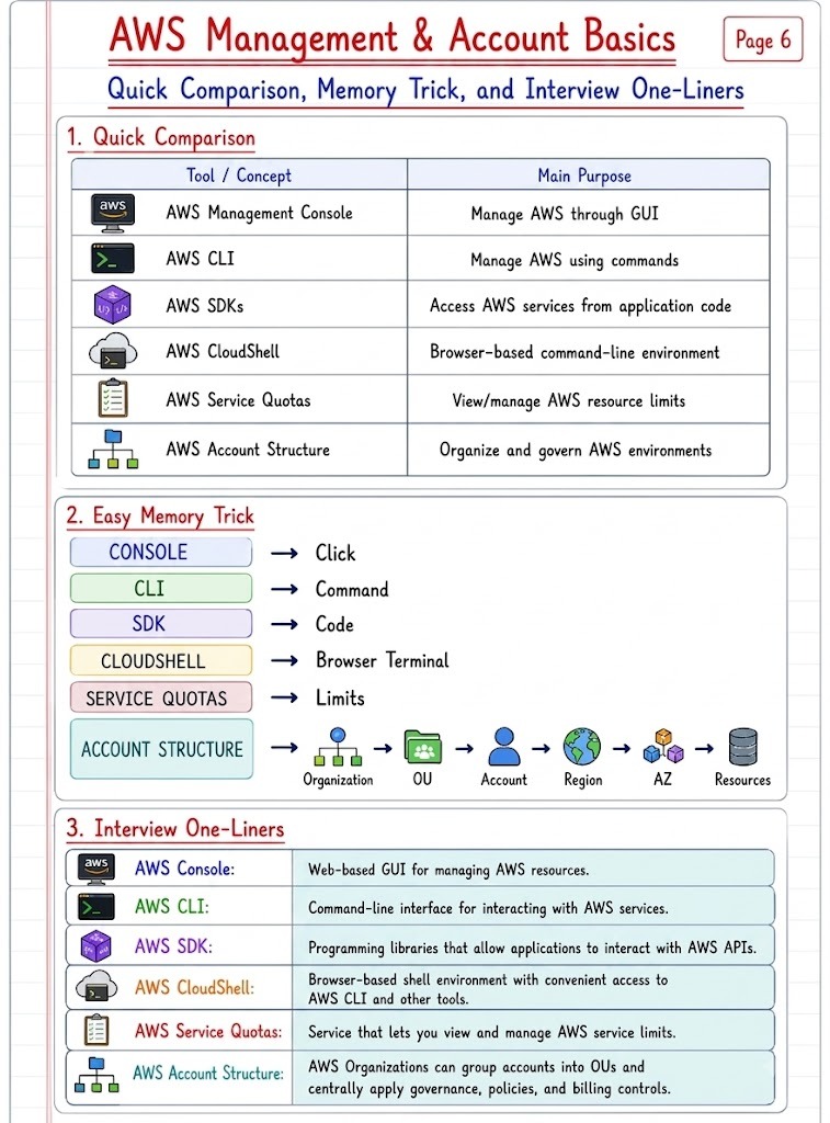 Quick Comparison Memory Tricks and Interview One Liners