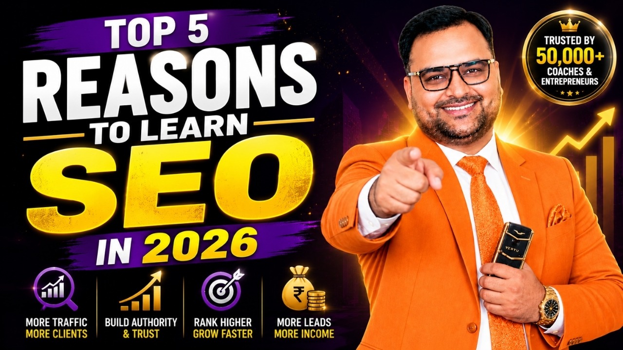 Best SEO Coach in INdia, Best SEO Expert in India, Best SEO Course in India