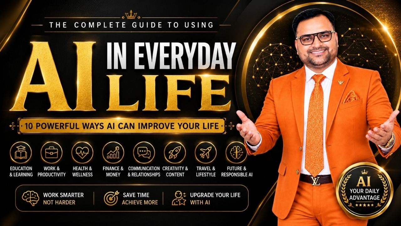 Use if AI in Everyday life by Sunil Chaudhary Leading Digital Coach India