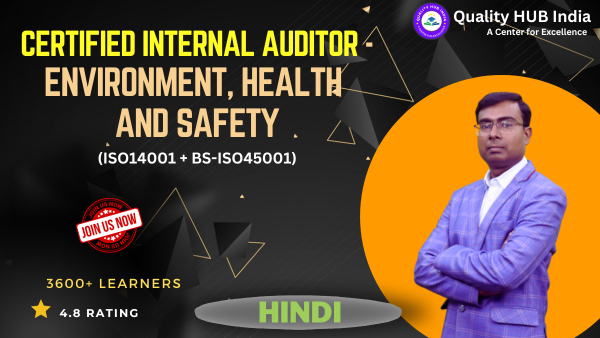 Qualified Internal Auditor - EHS (ISO14001:2015 and ISO45001:2018) cover