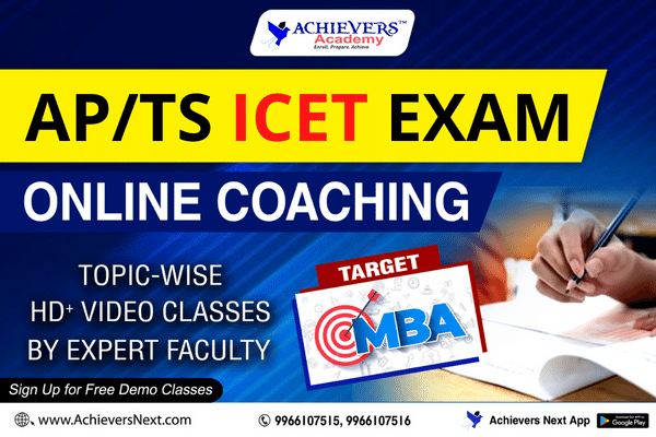 AP/TS ICET ONLINE COACHING cover