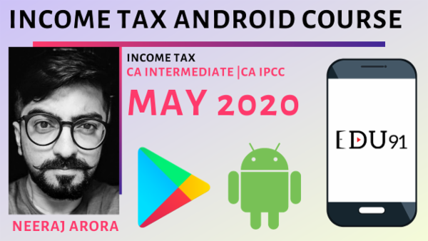 CA Inter/IPCC Income Tax May 2020 | Mobile App cover