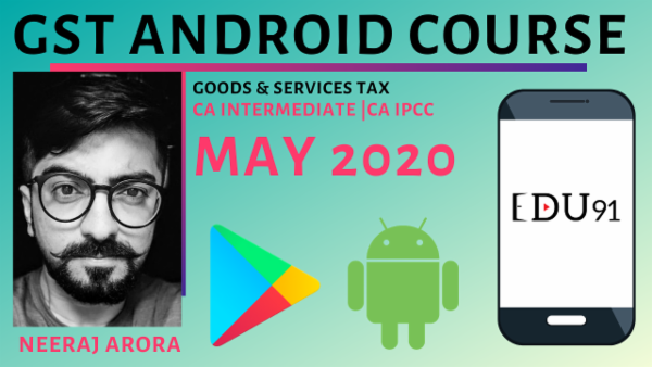 CA Inter/IPCC GST May 2020 | Mobile App cover
