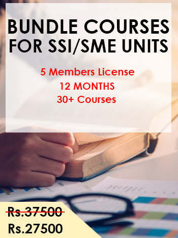 BUNDLE COURSES FOR SSI/SME UNITS ( 12 MONTHS ) 5 MEMBERS cover