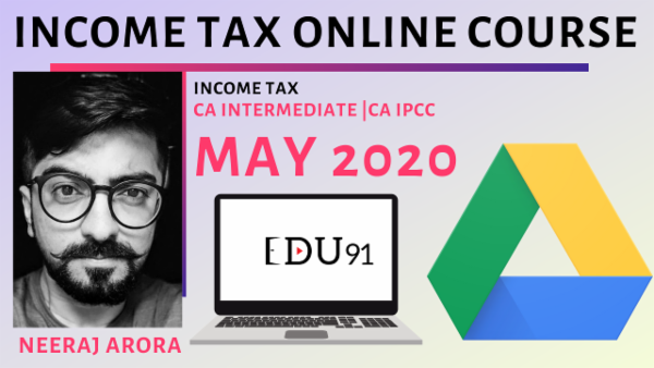 CA Inter/IPCC Income Tax May 2020 | Online Laptop cover