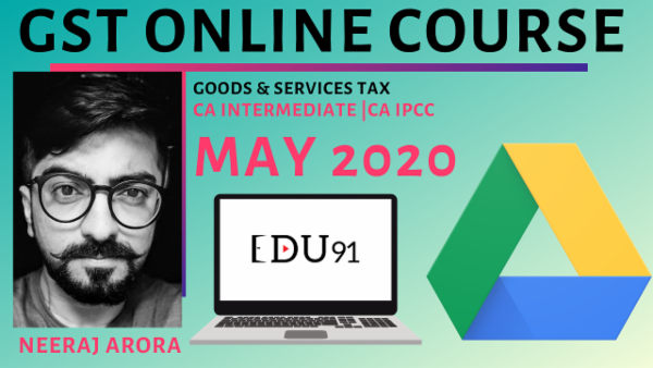 CA Inter/IPCC GST May 2020 | Online Laptop cover