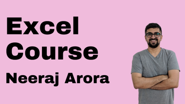 MS Excel by Neeraj Arora cover