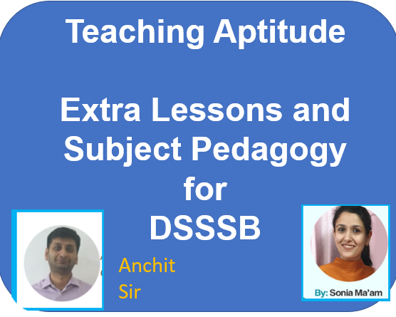 Teaching Aptitude Extra Lessons and Subject Pedagogy cover