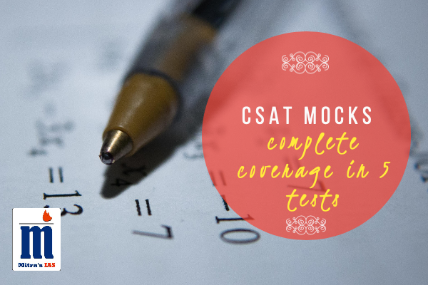 5 CSAT Mock Tests - PT Test Series 2021 cover