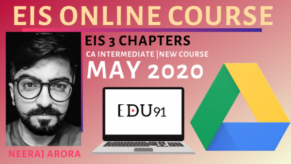 CA Inter EIS 3Chapters for May 2020 | Online Laptop cover