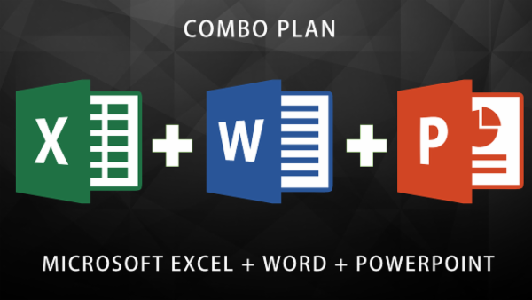 MS Excel + MS Word + MS Powerpoint Expert (COMBO PLAN) cover