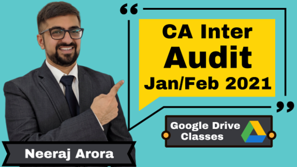 CA Inter Auditing and Assurance Online Classes - Google Drive - Jan 2021 cover