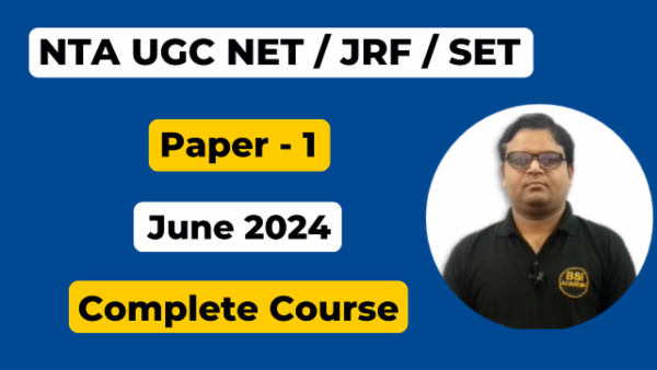 Paper 1 : NTA UGC NET cover