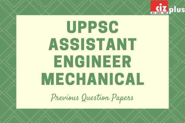 UPPSC AE Mechanical Prev. Question Papers cover