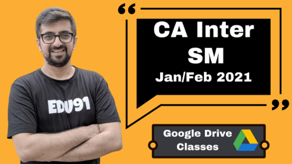 CA Inter Strategic Management Online Classes - Google Drive - Jan 2021 cover
