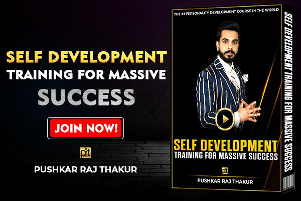 Self Development Training for Massive Success + Worksheet cover