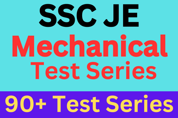 SSC JE 2025 Mechanical Mock Test Series, Online Test Series for SSC JE Mechanical 2025 cover