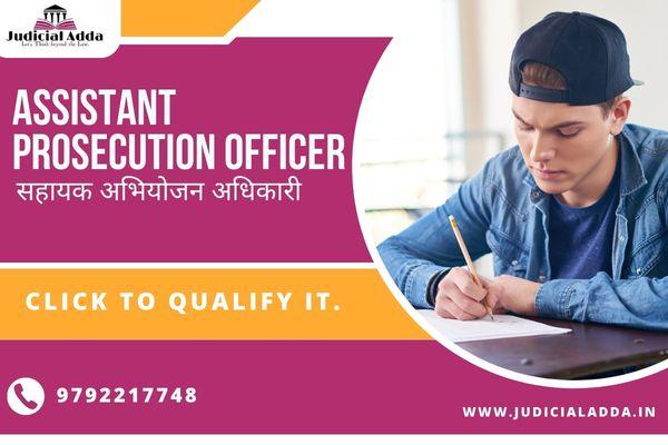 Assistant Prosecutor Officer (APO) cover