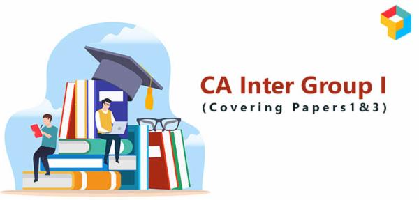 CA Inter Group I ( Covering Papers 1 & 3 ) cover