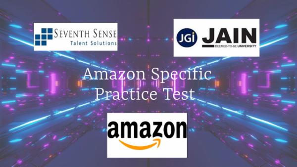 Amazon Test series - Jain University cover