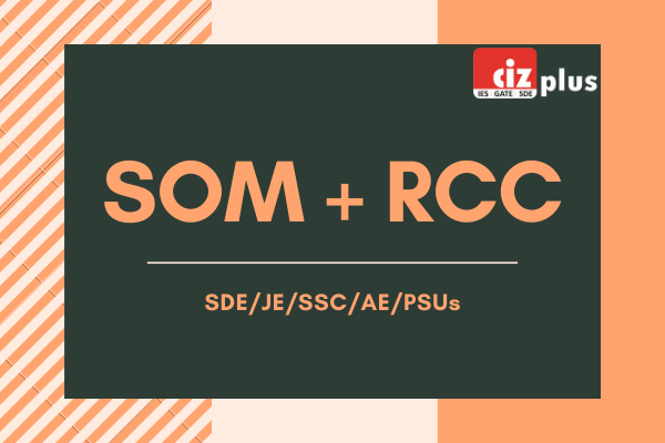 SOM & RCC for SDE/JE/SSC/AE/PSUs cover