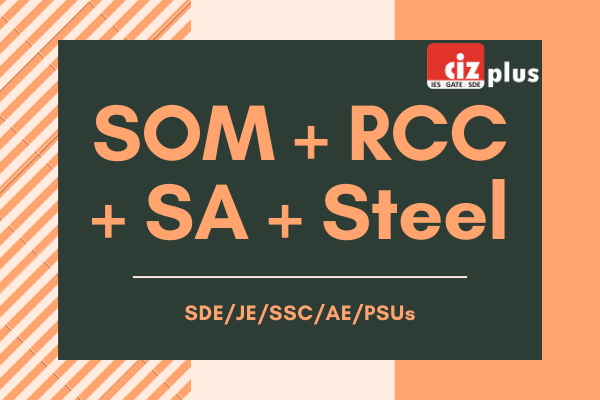 SOM, RCC, SA & Steel for SDE/JE/AE/SSC/PSUs cover